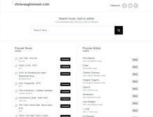 Tablet Screenshot of chrisvaughnmusic.com